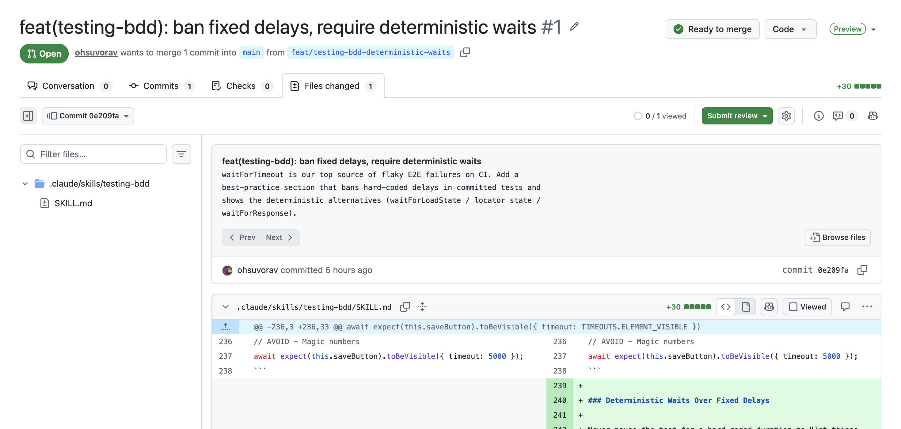 Git with skills